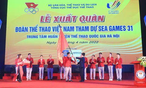 SEA Games 31: Đoàn Thể thao Việt Nam xuất quân, quyết giành ngôi đầu