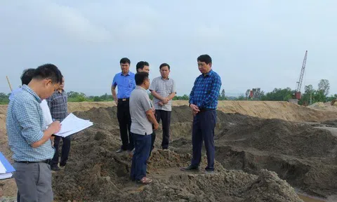 Thanh Hóa: Phát hiện nhiều vi phạm tại các bãi tập kết tài nguyên