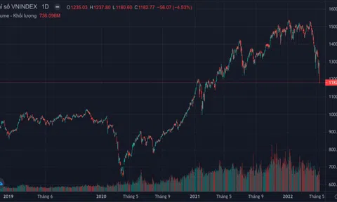 6 tuần giảm mạnh của thị trường chứng khoán Việt Nam