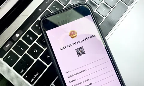 Cách lấy mã QR cho Giấy khai sinh, Giấy chứng nhận kết hôn bản điện tử