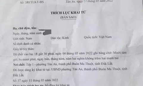 Vụ mẹ đẻ khai tử cho con trai 3 tuổi đang còn sống: Lời trần tình xót xa