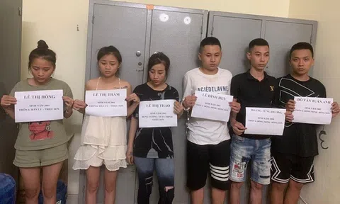 Thành Hóa: 5 nam thanh nữ tú dùng ma túy, bay lắc trong nhà nghỉ