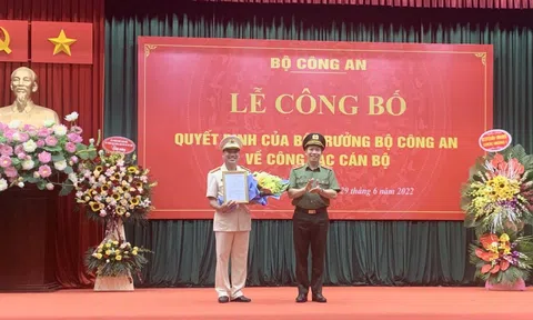 Bộ Công an công bố quyết định bổ nhiệm 2 tân Cục trưởng