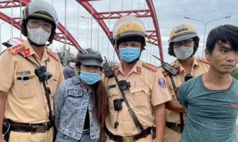 CSGT TP.HCM truy đuổi đôi nam nữ nghi trộm xe máy như phim hàng động