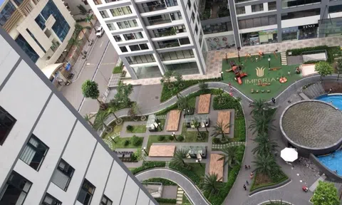 Hà Nội: Nam thanh niên rơi từ tầng 3 chung cư Imperia Garden xuống đất