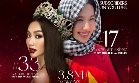 Hoa hậu Thùy Tiên lập thành tích "khủng" trên Youtube chỉ sau 11 ngày