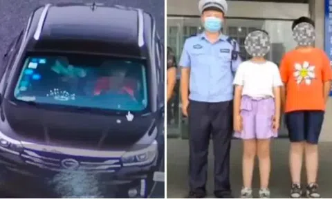 Bé trai 12 tuổi chở em gái đi 200km bằng ô tô của bố, tốc độ di chuyển gây choáng