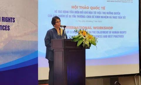 Thúc đẩy, bảo đảm quyền các nhóm dễ bị tổn thương trong ứng phó với biến đổi khí hậu