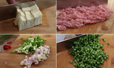 Cách làm đậu hũ sốt thịt đậm đà ngon cơm