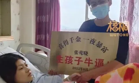 Người chồng “gây bão” mạng vì món quà độc nhất vô nhị mừng vợ sinh con gái