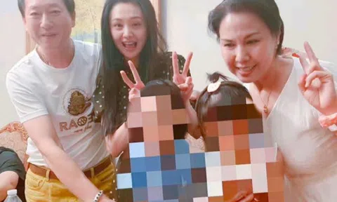 Trịnh Sảng lần đầu xuất hiện cùng 2 con sau lùm xùm mang thai hộ