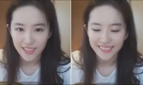 Lưu Diệc Phi bất ngờ tắt filter khi đang livestream, nhan sắc thật gây chú ý