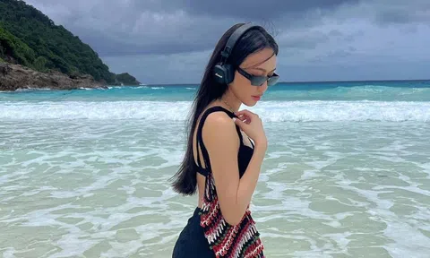 Diệu Nhi "xả" ảnh bikini gợi cảm trước thềm đám cưới với Anh Tú