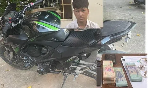 "Siêu trộm" cuỗm hơn 1 tỷ đồng, đi mua xe phân khối lớn thì bị công an bắt