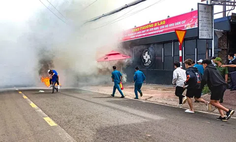 Lâm Đồng: Diễn tập phòng cháy, chữa cháy trong khu dân cư
