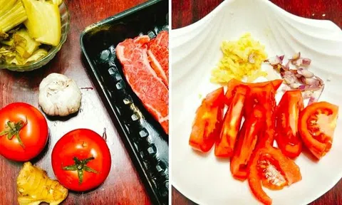 Cách nấu canh dưa chua thịt bò thanh mát thơm ngon cực hấp dẫn