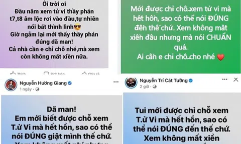 Luật sư nói về việc Facebook sao Việt liên tục giới thiệu dịch vụ xem bói miễn phí