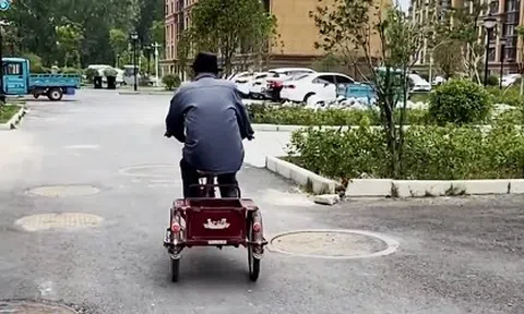 Xúc động chuyện cụ ông 94 tuổi đạp xe suốt 1 tiếng đến thăm cháu trai bị ốm