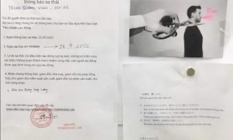 Công nhân bị sếp sa thải kèm hình kéo cắt cổ: Giám đốc viết thư xin lỗi