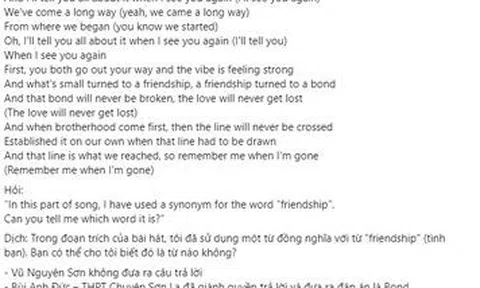 BTC Đường lên đỉnh Olympia nhận sai sót ở câu hỏi tiếng Anh của Charlie Puth