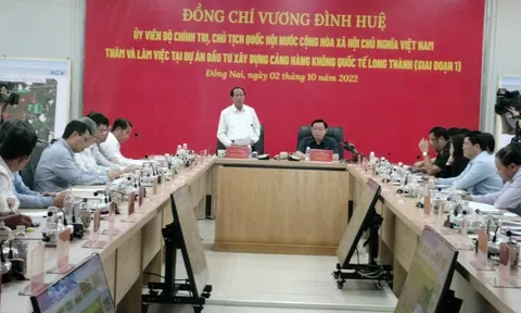 Chủ tịch Quốc hội kiểm tra 2 dự án trọng điểm ở tỉnh Đồng Nai
