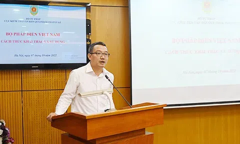 Đẩy mạnh việc sử dụng Bộ pháp điển đối với người dân, tổ chức, cơ quan