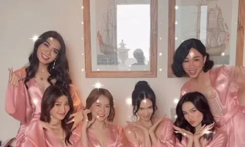 Ngọc Trinh, Diễm My 9x nổi bật trong dàn phù dâu ở đám cưới Diệu Nhi - Anh Tú