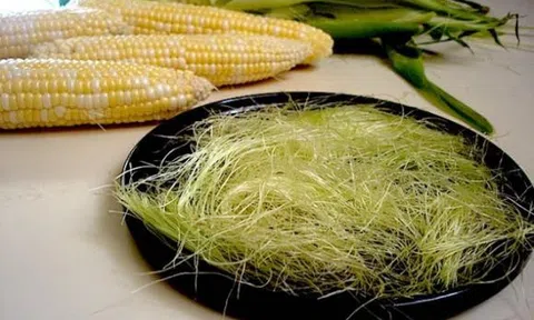 Bộ phận cực tốt ở bắp ngô nhưng thường bị vứt bỏ