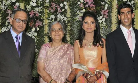 Bố vợ tỷ phú được mệnh danh “Bill Gates Ấn Độ" của tân Thủ tướng Anh