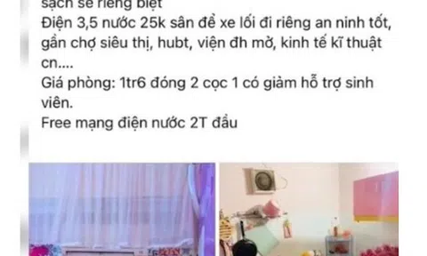 Hà Nội: Cảnh báo thủ đoạn lừa đảo khi thuê phòng trọ