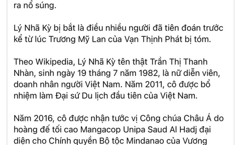 Lý Nhã Kỳ lên tiếng trước tin đồn "bị bắt"