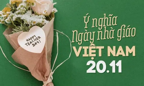 Nguồn gốc, ý nghĩa ngày Nhà giáo Việt Nam 20/11, bạn đã biết chưa?