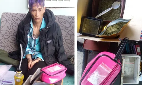 Bắt quả tang đối tượng tàng trữ nhiều ma túy trong phòng ngủ