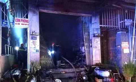 Bình Dương: Giận vợ, chồng đốt xe gây cháy nhà trọ