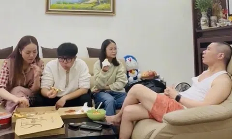 Các con tới nhà riêng thăm nghệ sĩ Công Lý, vợ trẻ viết một câu đầy tình cảm