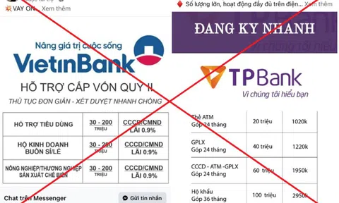 Bộ Công an "vạch trần" thủ đoạn mạo danh ngân hàng cho vay trực tuyến lãi suất thấp để lừa đảo