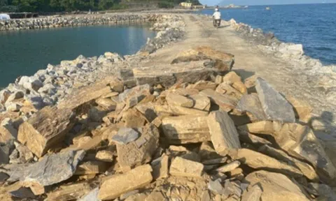 Đà Nẵng: Phát hiện đá xây dựng không đạt chất lượng ở cảng Liên Chiểu