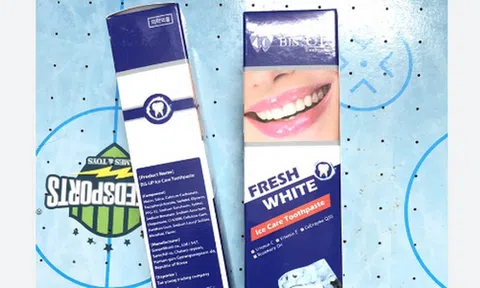 Thu hồi toàn quốc lô kem đánh răng Bis up ice care Toothpaste