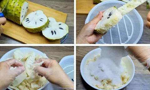 Tự làm trà mãng cầu hot nhất hè này với công thức dưới đây