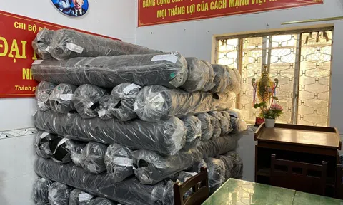 Tịch thu hơn 1 tấn vải thun không rõ nguồn gốc, xuất xứ