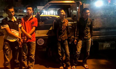 Hà Nội: Bắt nhóm đối tượng dùng xe ô tô lậu để trộm cắp tài sản