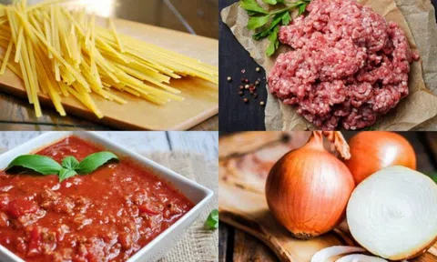 Công thức làm mỳ ý sốt bò bằm vạn người mê