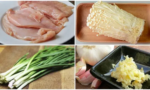 Gợi ý công thức làm món gà xào nấm kim châm vạn người mê