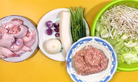 Cách làm món bánh canh giò heo đậm đà hương vị đúng chuẩn nhà hàng 5 sao