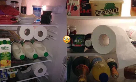 Đặt cuộn giấy trong tủ lạnh bạn sẽ thu được lợi ích bất ngờ