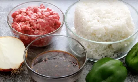Công thức làm món cơm chiên bò bằm ăn là ghiền