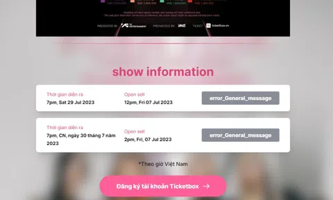 Fan BLACKPINK 'kêu trời' vì không mua được vé, hệ thống báo lỗi