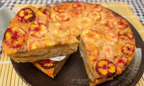 Chia sẻ công thức làm món bánh chuối nướng thơm ngon ngất ngây, ai cũng phải thích mê