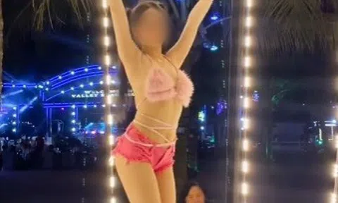Ranh giới gợi cảm - phản cảm khi các cô gái mặc bikini, váy ngắn diễn quán bar Hạ Long