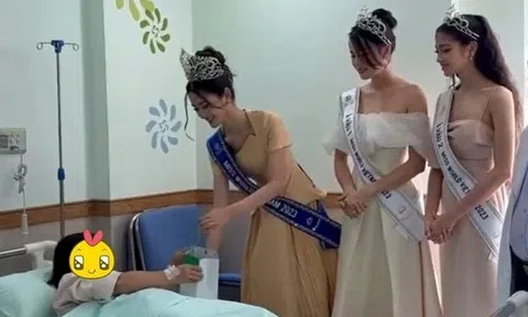 Tranh cãi vụ Hoa hậu Ý Nhi đội vương miện đi từ thiện ở bệnh viện 5 sao, bà Phạm Kim Dung nói gì?